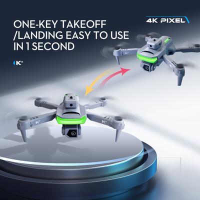 Remote Control Drone with Daul Camera 4K 4-Sides Obstacle Avoidance Optical Flow Positioning FPV
