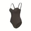 Strapless Bodysuit Zonder Rug met Ingebouwde Beha, X-vormige Buikcontrole & Open Kruis Ontwerp, Naadloze Full Body Shaper Voor Dames Lingerie, Grote Maten