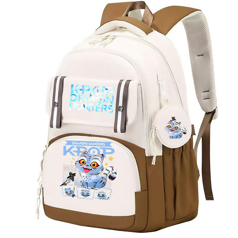 KPop Demon Hunters Demon Hunters Peripheral Korean Version Schoolbag To Reduce the Burden and Protect the Spine for Primary and Secondary