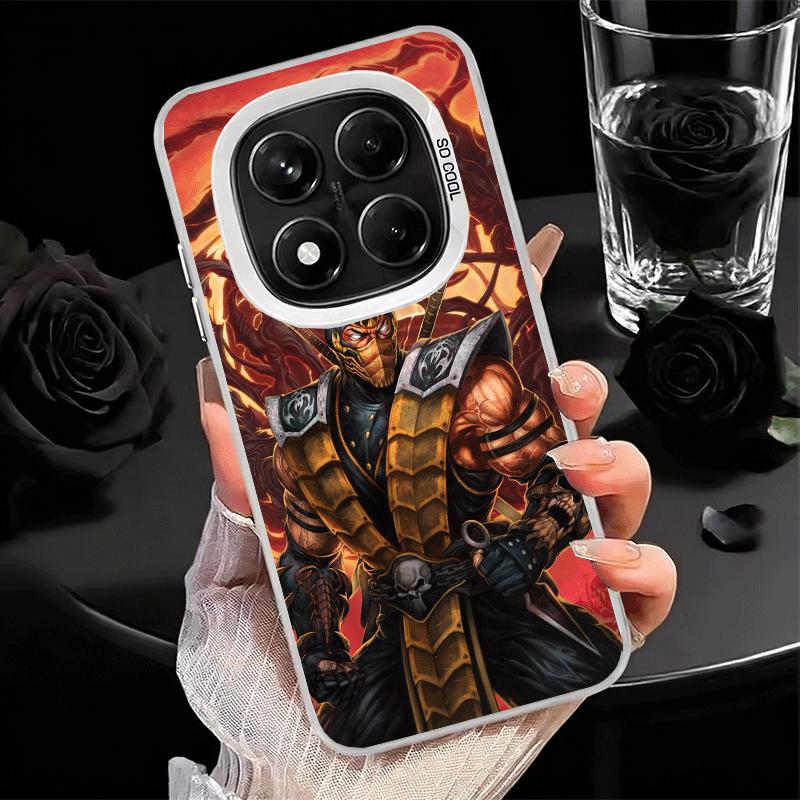 Mortal Kombat Game Soft Phone Case for Xiaomi Redmi Note 13 14 15 Pro Plus 12S 12 11S 11 11T 10S 10 Shockproof Cover Back Shell