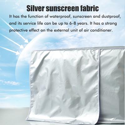 Waterproof 86x35x60cm Air Conditioner Cover Sunproof 1.5P Outdoor AC Cover Rainproof AC Protective Cover AC Protection