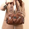 A Fashionable Soft-faced Single-shoulder Handbag for Ladies