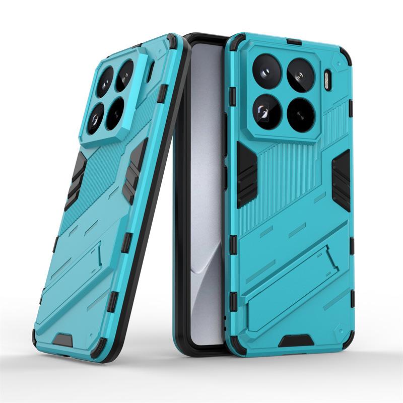 Applicable to Xiaomi 17ProMax punk phone case Xiaomi 15TPro bracket Xiaomi 14T anti-drop protective case