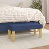 346630 vidaXL Bench Blue 70x30x30 Cm Fabric