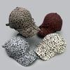 Sunscreen Leopard Print Bow Baseball Cap Adjustable American Style Casquette Y2K Peaked Hat  Daily