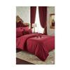 Drap housse percale de coton 140 x 200 cm Rouge