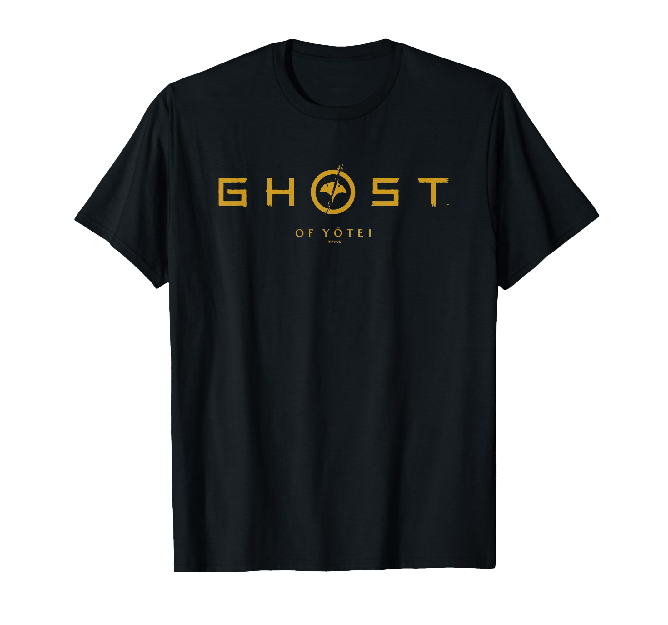 Ghost of Yotei Simple Yellow Logo T-Shirt