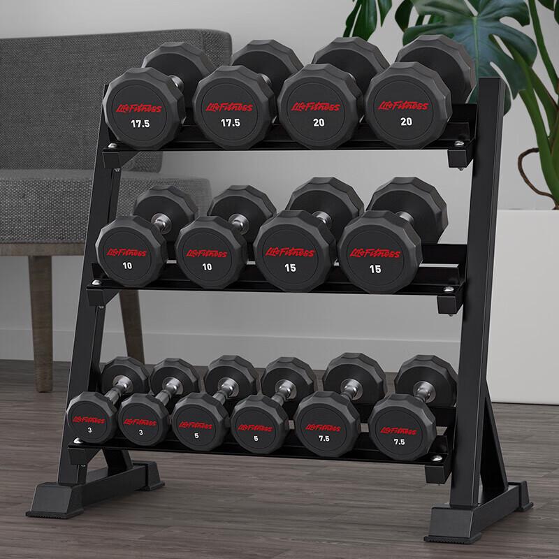 Huaya Coated Steel Multi-Tier Dumbbell Storage Rack