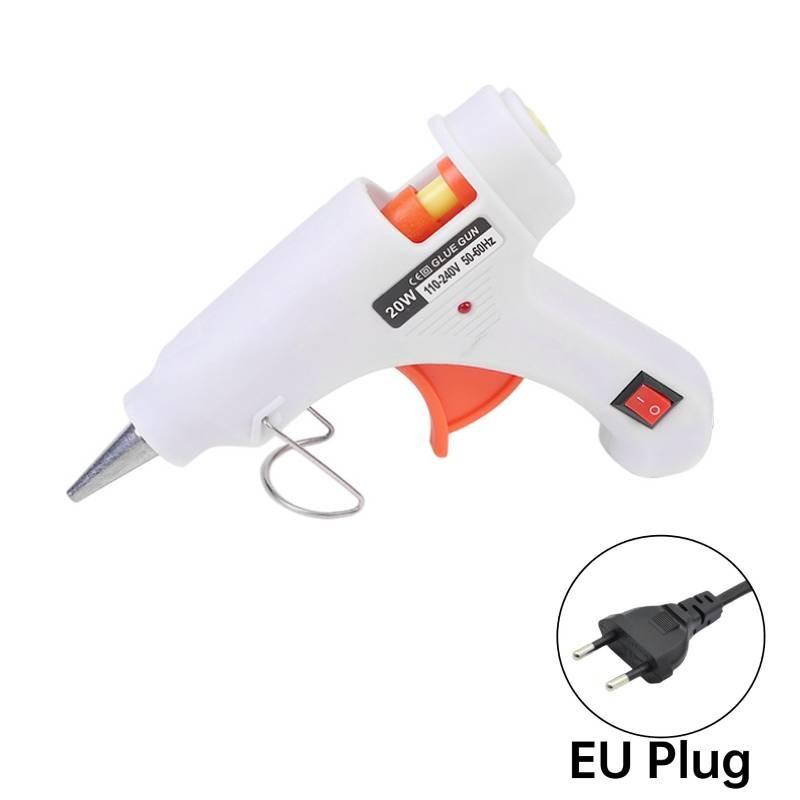 

100v 20w 240v High Temperature Hot Melt Glue Guns Automatic Heating Tool Power белый