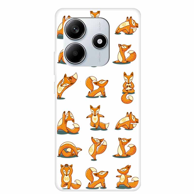 For Redmi Note 14 5G 2025 Phone Case Clear Transparent Edge TPU Silicone Soft Back Cover Case For Redmi Note 14 Case Coque Funda