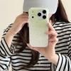 Gradient Green Stars Case for iPhone 17/16 Pro Max/15 Pro - High-End Feel