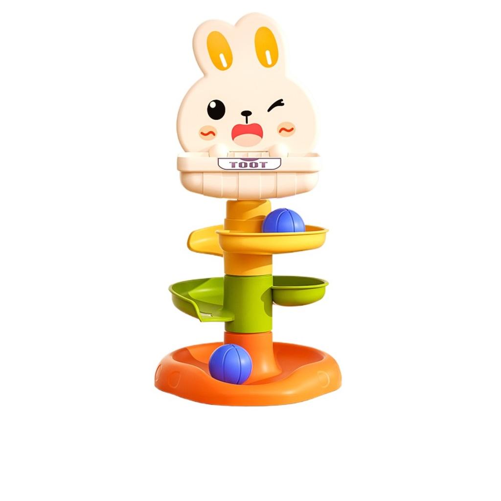 Brinquedos Montessori Brinquedo de Queda de Bola para Criança 1 2 3 Anos Brinquedo Torre de Empilhar Jogo de Desenvolvimento para Bebê Atividade Educacional Presente de Aniversário