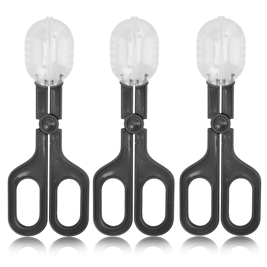 3pcs Scissors Type Bee Queen Catcher Plastic Multipurpose Bug Bee Catcher Reptile Spider Litter