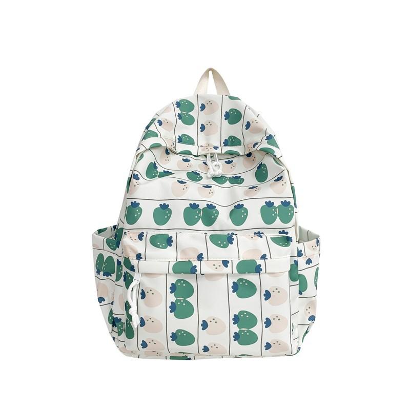 Schoolbag Mori ins simple campus soft girl girl schoolbag high value floral small fresh junior high school students backpack