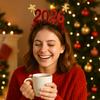 2026 Christmas Headband New Design Digital Star Antler Headband for Children Xmas Party Decoration Headwear