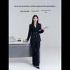 Women's Professional Double-Breasted Suit Jacket