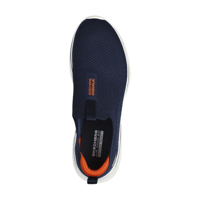 Skechers Go Walk 7 Semplici Comode Moda Versatili Basse Casual Scarpe Sneaker Uomo Blu 216633-NVOR