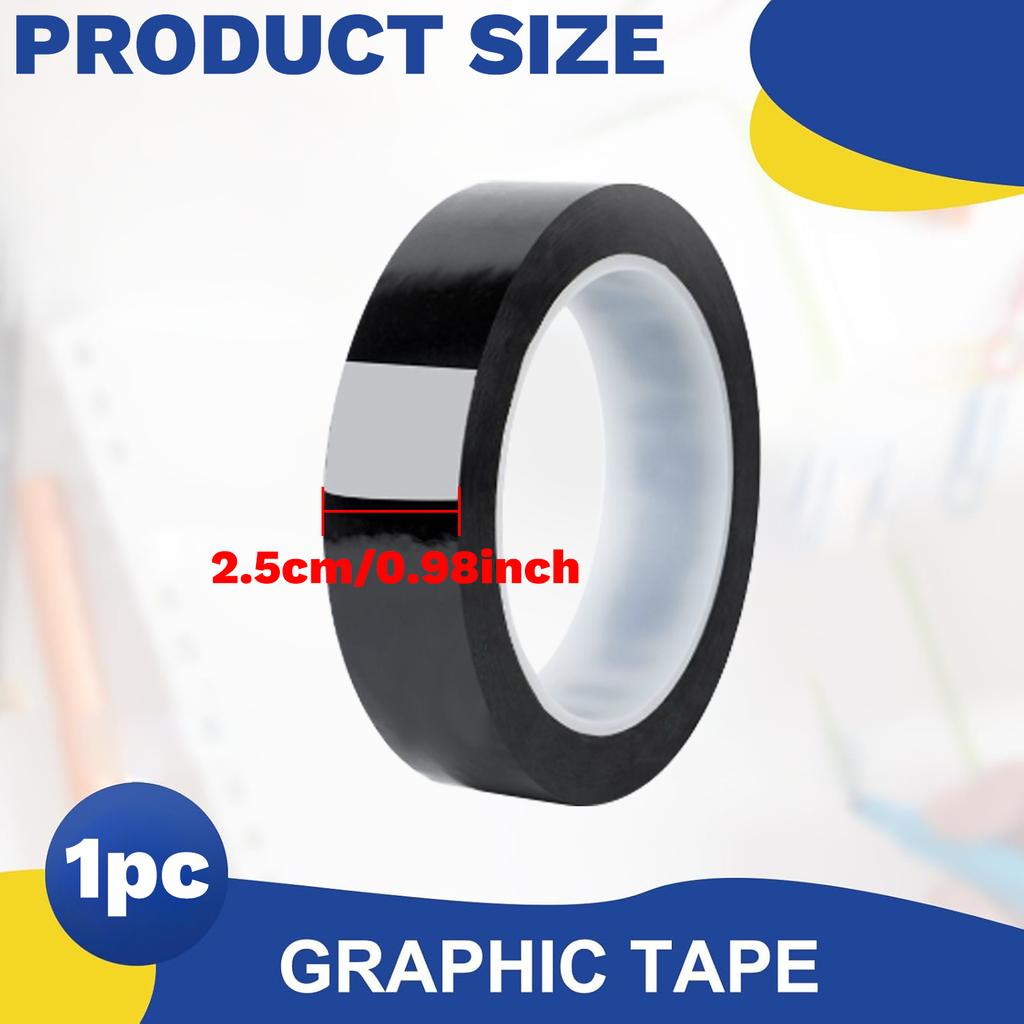Black High-temperature Light-blocking Tape, PET Light Strip, LCD Screen Light-blocking, Mobile Phone Display