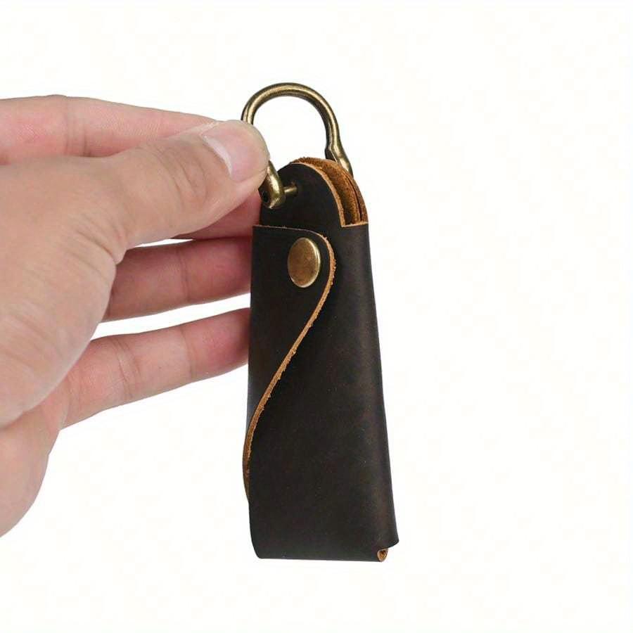 Portable Key Storage Bag Key Protection Case Creative Top Layer Cowhide Key Bag For Women Money Wallet Mini Wallet Purse Wallet