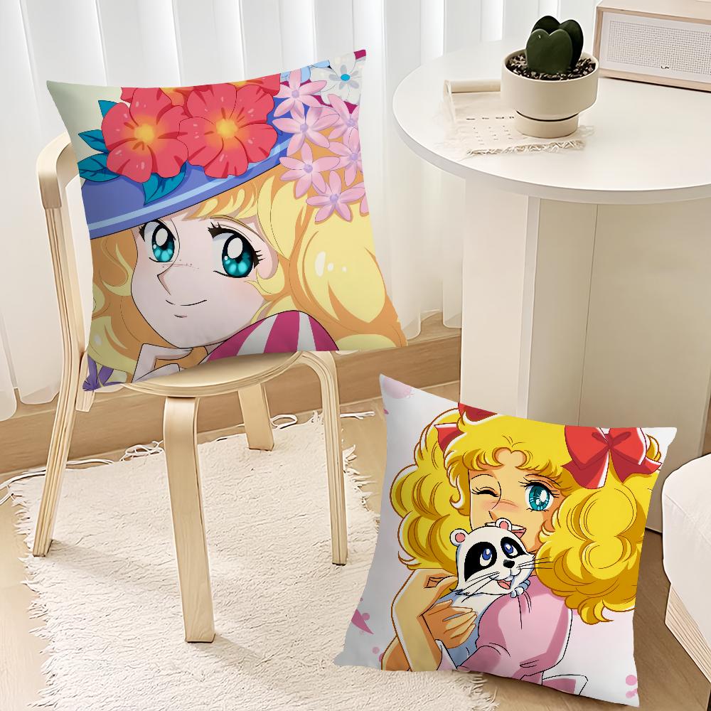Soft Comfortable Candy Pillow Anime Caeroon Case For Cute Sofa Living Room Home Office Decor Protective Candy Sweet Covers