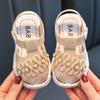 Kleinkindschuhe Mädchen Sandalen Baby Sommer Sandale Blume weiche Gummisohle rutschfeste Krippenschuhe