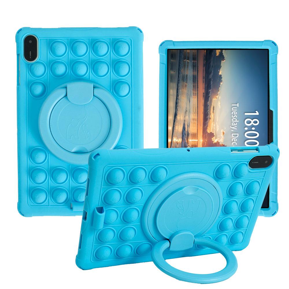 Case For Honor Pad X8A X9 11inch, 360 Rotating Soft Bubble Stand Tablet Cover For Honor X8A Kid Safe Funda