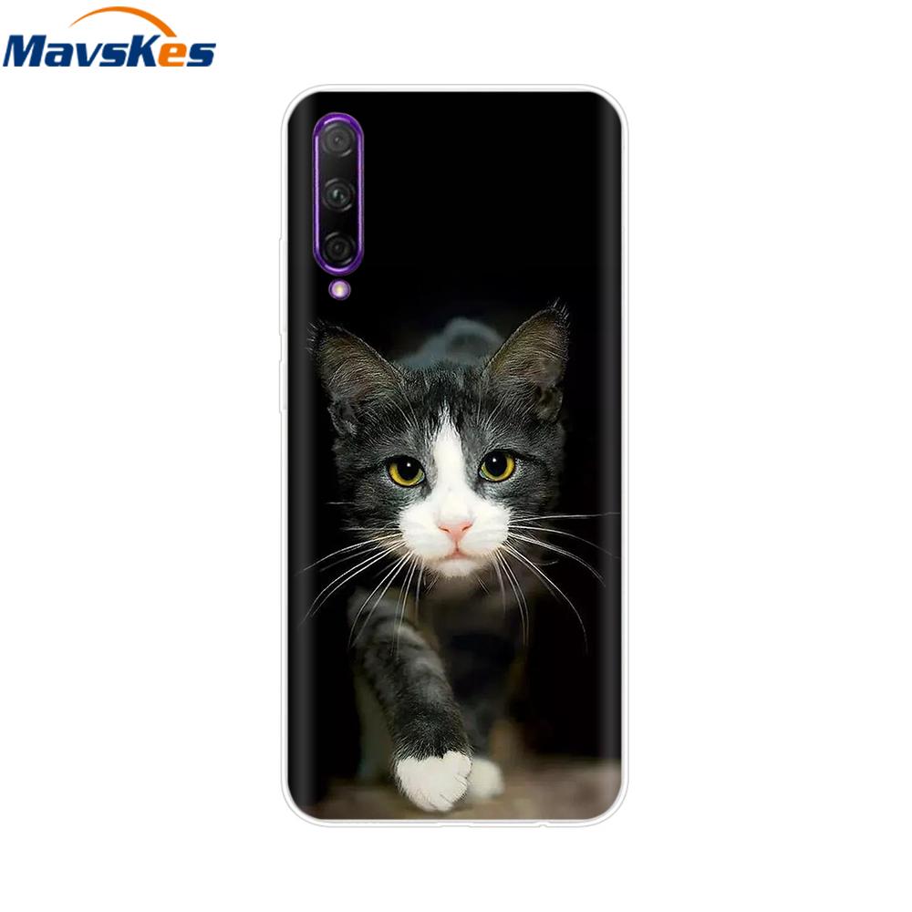 For Huawei P Smart Pro Case Cute Candy Painted Cover Soft Silicone Phone Case For Huawei P Smart Pro 2019 Cover Coque Bumper