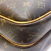Louis Vuitton M45254 Monogram Reporter PM Crossbody Shoulder Bag Brown