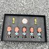 Football Figurine Set Doll Car Decoration World Cup Souvenir Euro Style