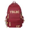 Schoolbag American Large Capacity Girls Trendy Lightweight Simple Versatile School Bag Junior High School Student Backpack