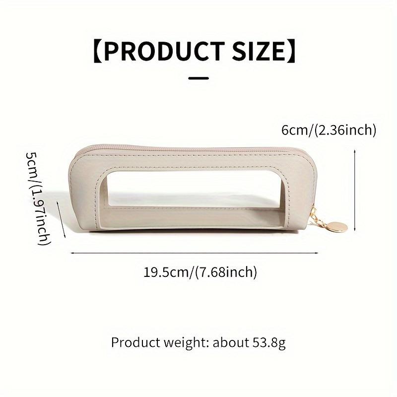 Large Capacity School & Office Organizer with Zipper, PU Leather Pen Pouch for Office Workers, Teacher, Artists, Professionals