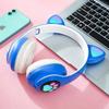 Süße Katze Kabellose Kopfhörer RGB Süße Katzenohren Headset Mit Mikrofon Geräuschunterdrückung Kinder Stereo Musik Kindergeschenke