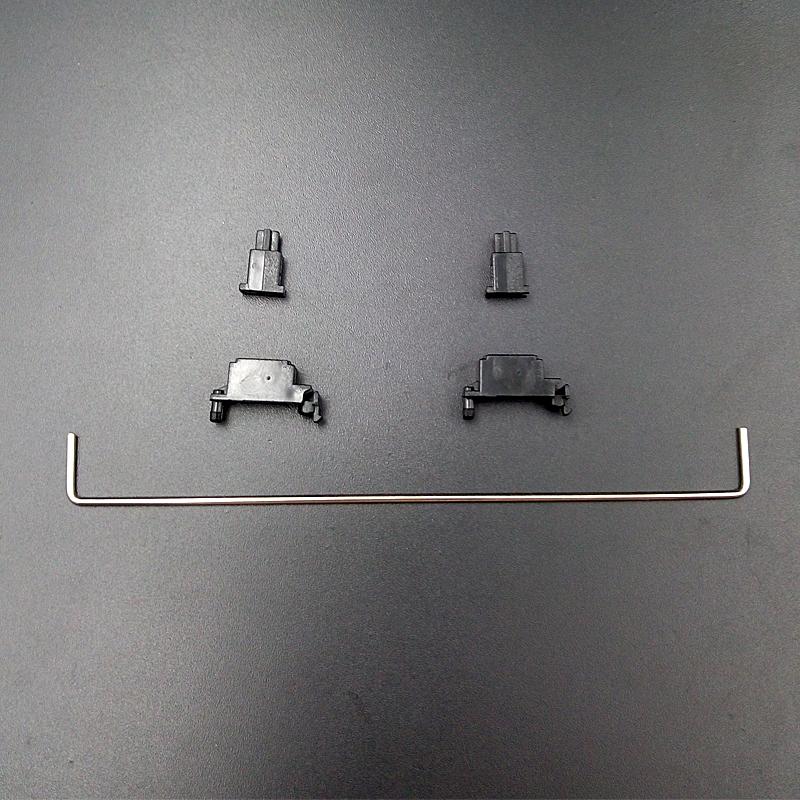 התאמה אישית PCB ציר לוויין למקלדת מכנית Cherry פלטה מותקנת OEM שחור 6.25u 2u מייצבים מקשי מודייפייר