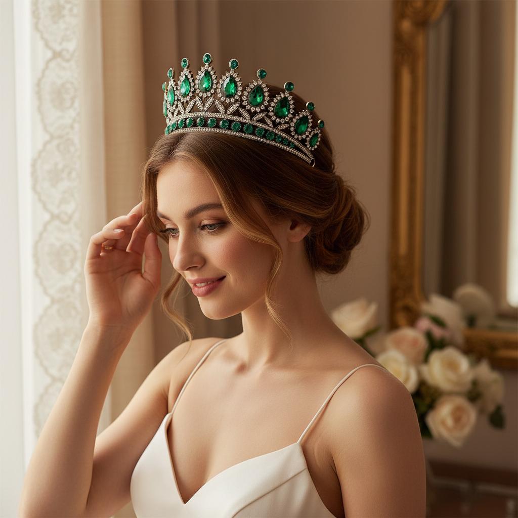 Luxury Wedding Bridal Tiaras Crown Crystal Diadem Crystal Headband Wedding Accessories Prom Women Gifts Holiday Party Supplies
