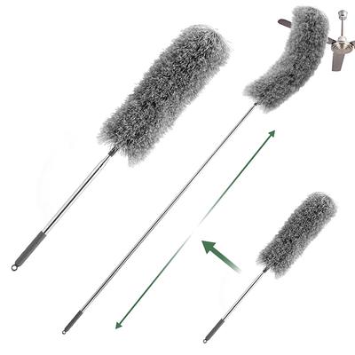 Eyliden Dusting Extendable Up To for Spiderweb Air Conditioner Brush, 280cm, High-altitude Cleaning, Crevices, Ceilings, Removal, Cleaning, 180° Bend,