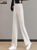 Woodpecker Women's High-Waist Fleece Lined Wide-Leg Pants Autumn/Winter 2025