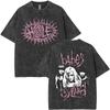 Limited Hole Courtney Love Vintage Gewaschene T-Shirts Herren Damen Alternative Grunge Rockband T-Shirt Übergroße T-Shirts Streetwear