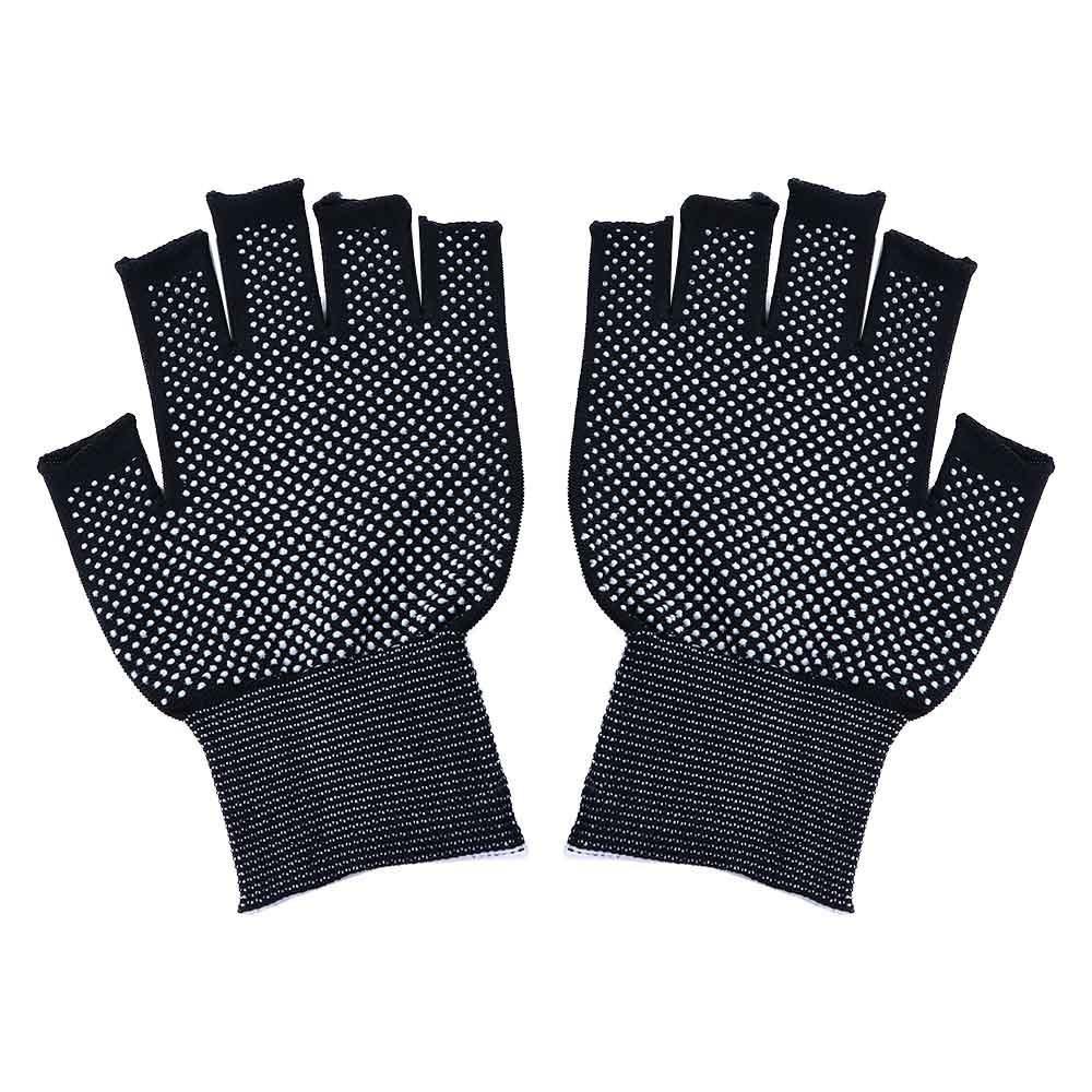 Ice Cool Open/Half Fingers Nylon Anti-Slip Cycling Gloves Fishing Gloves Sport Fishing Accessories