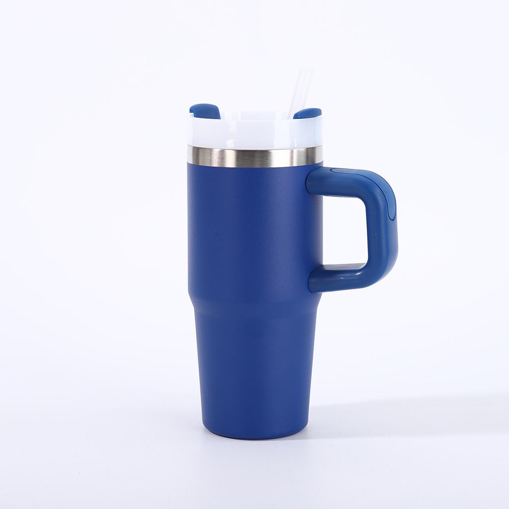 14oz Reisebecher mit Griff 304 Edelstahl doppelwandig isolierter Becher für das Auto