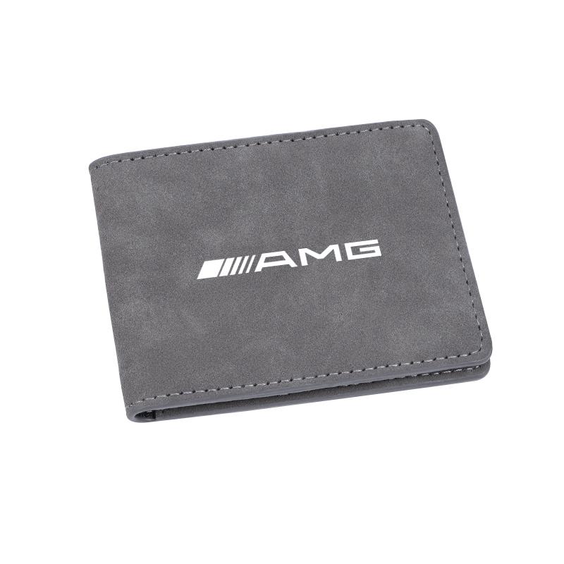 New Driver License Holder PU Leather Card Bag Stickers For Mercedes Benz AMG A B C E G CLA GLA W211 W214 W205 W203 W204 W206W220