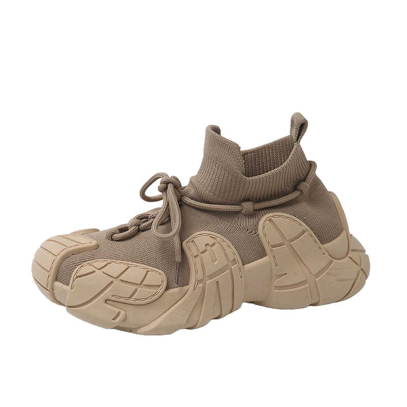Fashion Round Foot Natural Leather Women's Shoes Ankle Boots Skatista Tennis Ladies Short Boots Sneakers Sports Luxury Snearkers