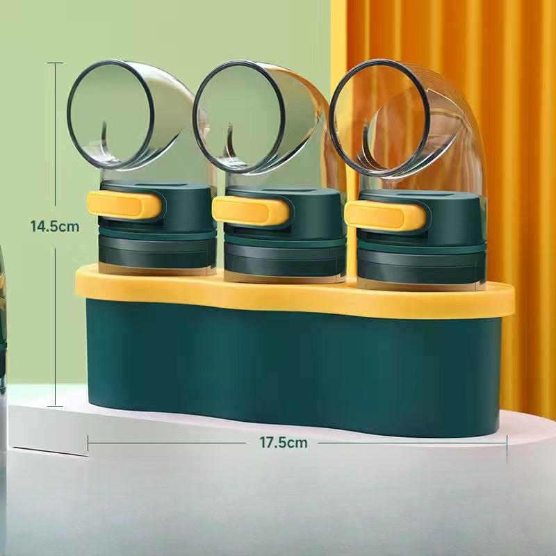 Quantitative Salt Control Bottle Salt Shaker Controlled Seasoning Jar Seasoning Box Household Kitchen Seasoning Bottle