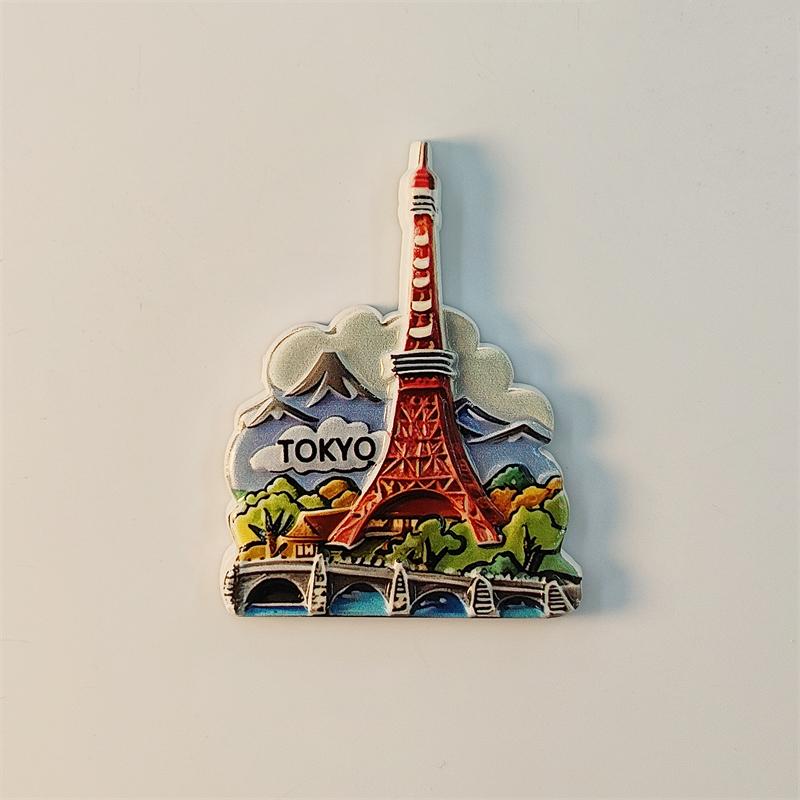 Afrika Jižní Afrika sova 3D Stereoskopické Turistické suvenýry Pryskyřičná malba Dekorace domova Magnetky na ledničku