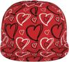 Happy Valentines Day Hearts Baseball Cap for Men Women Adjustable Trucker Hat Snapback Sun Dad Cap Lightweight Unisex for Summer