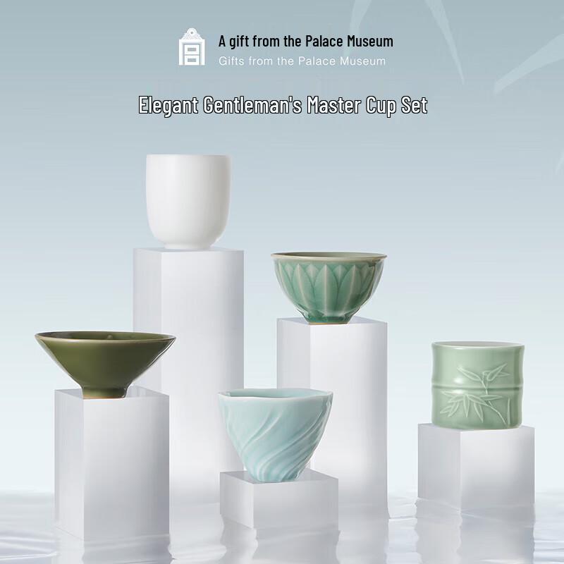 Gongli Palace Elegant Gentleman Ceramic Tea Set