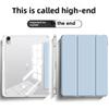 2025 for iPad Case Transparent Acrylic Cover with Pencil Holder for iPad 11 Pro 11 Air 11 Protective Shell