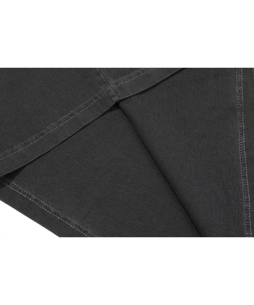CPGN STUDIO Cherry Pork Raglan Pigment Long Sleeve Smoke Black