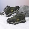 28-39 Children's Winter Plus Plus Size Fashion and Plush Warm Casual High Top Cotton Boots Snow Boots Outdoor Hiking Shoes