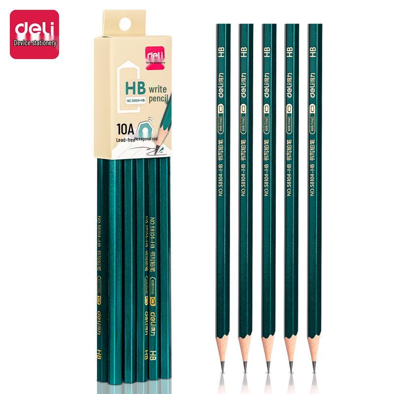 Детский набор для письма и коррекции Deli с перфорацией, карандаши 2B - HB Pencil