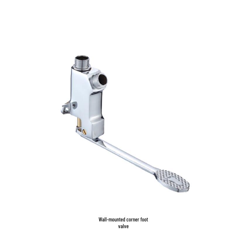 Jednouchwytowa bateria umywalkowa z pedałem nożnym, zimna woda